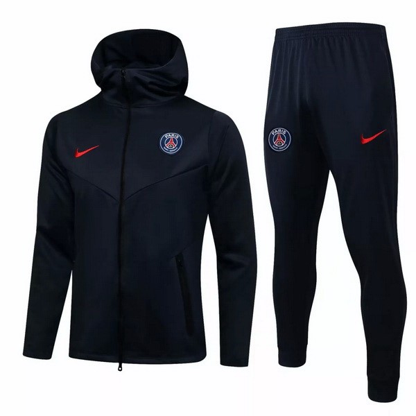 Chaqueta Con Capucha Paris Saint Germain 2021-22 Azul Marino